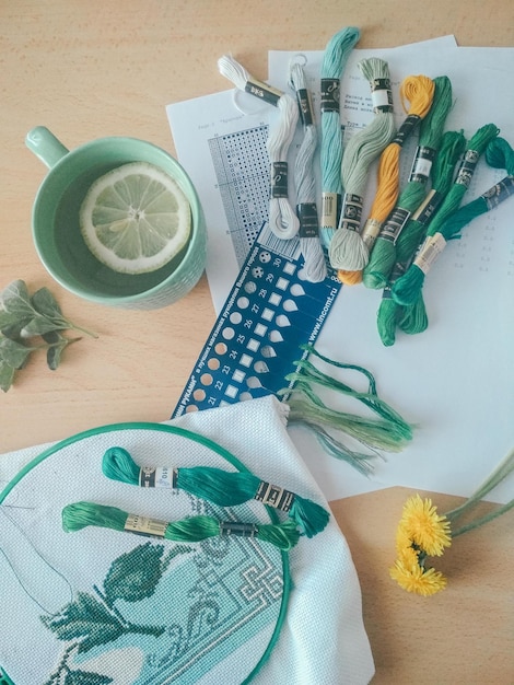 Przykładowe prace haftu